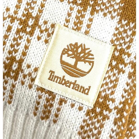 Timberland Long Rectangular Cozy Plaid Scarf NWT OS Cabincore Washable Gorpcore - Picture 6 of 6